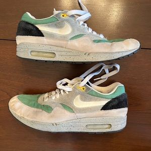 Nike Air Max 9.5 Skull Pack Green and Grey